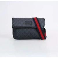 ราคา (Second-hand) GUCCI GG Black BeltBag ( used like new ) (1731112551213337598)