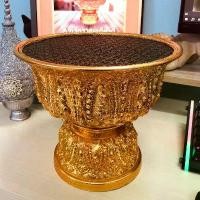 ราคา ขายดีประจำเดือนนี้ พานอลูมิเนียม ปูผ้าตาด ขอบดิ้นทอง ทรงธรรมนูญ | ขนาด 8 ซม. - 24 ซม. (1731400501346207302)