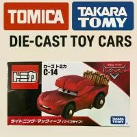 ราคา Tomica Disney Pixar รถยนต์, Takara Tomy, C14 Lightning McQueen หลุม, ของเล่นโมเดลรถ Die-cast (1731462390671705767)
