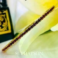 ราคา Natural Spinel Bracelet/สปิเนลธรรมชาติ/သဘာဝစပင်နယ်အနီရည်လက်ကောက် (1731040158364699032)