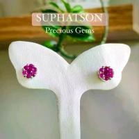 ราคา HK Setting ချယ်နားပန်စုံ (ทับทิม ต่างหู ทอง18k) (1731001166874642840)