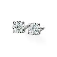 ราคา Jubilee Diamond ต่างหูเพชร Mini 4-Prong-Diamond Stud Earrings เพชรแท้ (1731772709175069259)