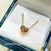 ราคา Natural Spinel Necklace and Pendant/สปิเนลธรรมชาติ/စပင်နယ်ခရမ်းနုဆွဲသီးပါဆွဲကြိုး (18k) (1731006152232176024)