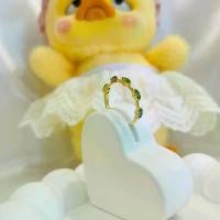 ราคา โกเมนธรรมชาติ Green Garnet 18K Ring (1730995804454291864)