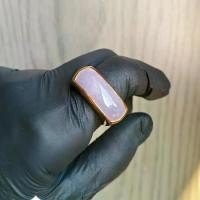 ราคา แหวนหยกชมพู เรือนทอง 18k Pink gold (1732332994643004372)