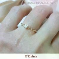 ราคา แหวนเพชรแท้ธรรมชาติรูปหัวใจ ทองและทองคำขาว18K เพชร1เม็ด 0.13ct. FG,VVS-VS WG1.7g. #48.5 (1732252739322874335)
