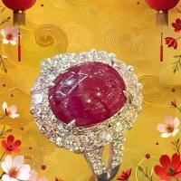 ราคา แหวนทับทิมแท้ พลอยจากธรรมชาติ ตัวเรือนเงินแท้92.5% (1731768750407649734)