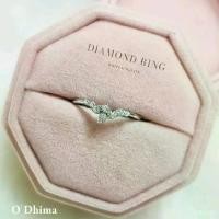 ราคา แหวนเพชรแท้ธรรมชาติ ทองและทองคำขาว18K เพชร0.10ct. FG,VVS-VS #54 (1732252623097465311)