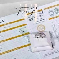 ราคา S3-8 *พร้อมส่งจากไทย* แหวนเพชรล้อม Moissanite (โมอีส) ทรง Oval Cut 2.0 ct. (1730812633523784324)