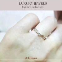 ราคา แหวนเพชรทองและทองขาว 18k น้ำหนักเพชร 0.05ct. F-F VVS-VS (1732258958703561183)