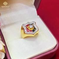 ราคา ส่งฟรี แหวนตราโล่ห์ตำรวจล้อมเพชร เครื่องประดับไทย พูนทรัพย์ มีใบรับประกัน แหวนผู้ชาย RD198R700 (1730871154332502994)