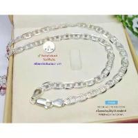 ราคา สร้อยคอเงินแท้92.5% ลายกุชชี่แบนตัดลาย หนัก 1 บาทตัน หญิงหรือชายก็เหมาะค่ะ ยาว 18-20 นิ้ว(สร้อยอิตาลี) : P0428 (Hot sale) (1731212007067911706)