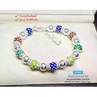 ราคา สร้อยข้อมือเงินแท้99% งานสุโขทัย เล่นลายดอกพิกุลลงยา หนักประมาณ 2 บาทตัน ยาว 7.5-8"(งานสุโขทัย-งานช่างทอง) (1729591673887492665)