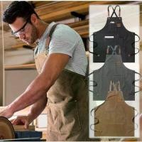 ราคา ผ้ากันเปื้อนทำอาหาร สไตล์เดนิม เหมาะสำหรับห้องครัว ร้านตัดผม ร้านอาหาร คาเฟ่ เบเกอรี่ บริกร ผ้ากันเปื้อนทำงาน (1732512026511115961)