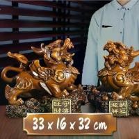 ราคา คู่สิงห์มงคล ปี่เซี่ยะ ขนาด 33x16x32 ซม. สัญลักษณ์แห่งความมั่งคั่งและโชคลาภ เสริมสิริมงคล มีให้เลือก 2 สี วัตถุมงคล (1730966843821099871)