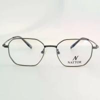 ราคา Nattor NA1000-05 กรอบแว่นสายตา วัสดุไทเทเนียม สี Gunmetal (1732482536498235357)