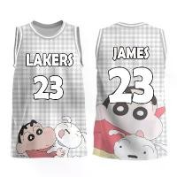 ราคา เสื้อบาสเก็ตบอล ฤดูร้อน กีฬากลางแจ้ง ดินสอสี ชินจัง เสื้อบาสเก็ตบอล (1730892236670470892)