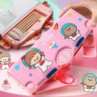 ราคา กล่องดินสอมัลติฟังก์ชั่น ลายการ์ตูน เหมาะสำหรับโรงเรียนประถม นักบินอวกาศ ดีไซน์ยูนิคอร์น สำหรับเด็กชายและเด็กหญิง พร้อมกบเหลาดินสอ ไม้บรรทัด ยางลบ กล่องเก็บเครื่องเขียน (1730493740380949365)