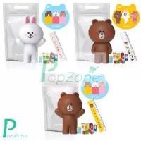 ราคา KIAN-DA กระเป๋าดินสอชุดเครื่องเขียน (เคียนดะ) LINE FRIENDS ประกอบด้วย (กระเป๋าดินสอ,ยางลบ,ไม้บรรทัด,Sticky notes) (1731386156017158216)