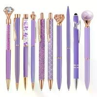 ราคา ชุดปากกาลูกลื่น 10 ชิ้น สำหรับผู้หญิง เหมาะสำหรับของขวัญปาร์ตี้ ปากกาลายน้ำหลวม ปากกาหมึก เหมาะสำหรับเขียน สีม่วง เหมาะสำหรับผู้หญิง ปากกาลายน้ำสีม่วง เครื่องใช้สำนักงานสาว อุปกร (1731753487182759248)