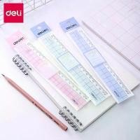 ราคา ไม้บรรทัดตรง สีมาการูน Deli 18cm เครื่องมือวัด อุปกรณ์การเรียน (1730693413769939695)