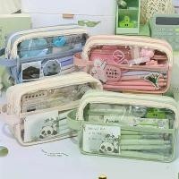 ราคา กระเป๋าดินสอ โปร่งใส Kawaii 3 ชั้น ความจุมาก กล่องใส่ปากกา เหมาะสำหรับนักเรียน อุปกรณ์การเรียน ทำจากผ้าและ PVC กระเป๋าดินสอ (1731888757289289020)