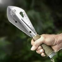 ราคา พลั่วสวนสแตนเลส จอบ เครื่องมืออเนกประสงค์ เครื่องกำจัดวัชพืชพร้อมฟันเลื่อย ประแจหกเหลี่ยม ไม้บรรทัด มีดเกรียงขุด หอก บอนไซในสวน (1729803483108641063)