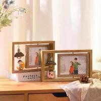 ราคา ขาตั้งจอแสดงผลกรอบรูปหมุนได้สองด้าน, การออกแบบที่สร้างสรรค์และทันสมัย, 6 นิ้ว, อัลบั้มรูปส่วนบุคคล, เครื่องประดับไม้, กรอบรูปแกะสลักไม้ ร้าน อัด รูปภาพ ใส่ กรอบ ดอก ทานตะวัน (1731916108781356729)