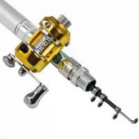 ราคา รอกกลองโลหะ ปากกาขนาดเล็ก รอกสายเบ็ดพิเศษ เหมาะสำหรับการตกปลาแบบหล่นและขวา รอกตกปลา ออกกำลังกาย Sports ลวด (1731772172791351659)