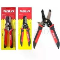 ราคา เก็บเงินปลายทาง. คีม SOLO คีมตัดสายไฟ คีมปอกสาย คีมสายไฟ คีมตัด คีมปอกสายไฟ 2in1 เครื่องมือปลอกสายไฟ คีมปอกสายออโต้ 880-7” คีมย้ำ (1732588148522255815)