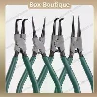 ราคา 【พร้อมส่ง】4ชิ้น คีม 7 นิ้ว คีมหนีบ คีมถ่างแหวน คีมถ่างตรง คีมหุบถ่าง คีมหุบแหวน แหวนปากตรง ปากงอ ถ่างงอ คีมอเนกประสงค์ (1730853588816464482)