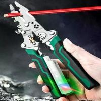 ราคา ปอกและม้วนสายไฟ 4 In 1 พับได้, เครื่องมือตัดสายเคเบิล, คีม, มืออาชีพ, เครื่องมือปอกสายไฟ, กรรไกรสายไฟ (1732073617472259677)