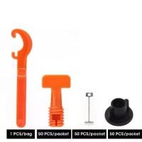 ราคา 50 ชิ้น/เซ็ตระดับเวดจ์กระเบื้อง Spacers สำหรับพื้นผนังกระเบื้อง Spacer Carrelage กระเบื้องระบบปรับระดับตัวระบุตำแหน่ง Spacers คีม (1729881929338882876)