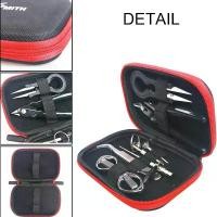 ราคา กระเป๋าเครื่องมือ DIY ขนาดเล็ก 9-in-1 แหนบขดลวดจิ๊ก คีม ชุดเครื่องมือซ่อม อุปกรณ์เสริม Cig แหนบกระเป๋า s กระเป๋า Vape (1729722696455326121)
