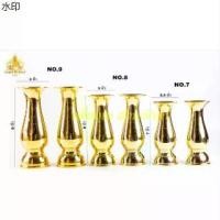 ราคา ที่ขายดี ที่สุดในสัปดาห์นี้ แจกัน ทองเหลือง แท้ 100% ขนาด 4/5/6/7/8/9 นิ้ว​ ราคาต่อคู่ (1731349526897525853)