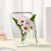 ราคา แจกัน กรอบรูป Gliyunan แจกันจิ๋ว ตกแต่ง วัสดุอะครีลิคใส สไตล์เรียบหรู ของตกแต่งบ้าน เหมาะสำหรับโต๊ะอาหาร แกนกลาง (1731554127824913636)