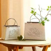 ราคา แจกัน, ตกแต่งกระถางดอกไม้เหล็ก, ถังดอกไม้, กระเป๋าสังกะสี, ทำกระถางดอกไม้เก่า, เหมาะสำหรับจัดดอกไม้, ตกแต่งสวนและลาน, 1 ชิ้น (1731938289573988697)