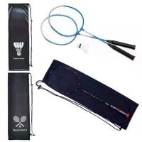 ราคา กระเป๋าแบดมินตัน badminton bag กระเป๋าใส่ไม้แบดมินตัน, กระเป๋าหูรูด, ผ้าคลุมผ้าสักหลาด, ความจุมาก, กระเป๋าใส่ไม้เทนนิส, 23 ซม. x 72 ซม., ผ้านุ่ม, กล่องเก็บของสำหรับไม้แบดมินตัน, อุปกรณ์แบดมินตัน (1732