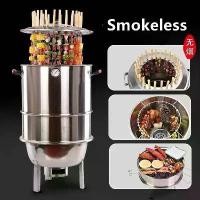 ราคา เตาอบ BBQ เตาปิกนิคกลางแจ้ง เตาปิ้งย่าง ไร้ควันกลางแจ้ง ,เตาอบย่างถ่าน เตาบาร์บีคิวสแตนเลส แบบแขวน (1732659473259332775)