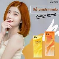 ราคา ยาย้อมผม เบอริน่า สีน้ำตาลประกายส้ม สีเบอร์ A19 1 หลอด + A16 1 หลอด (1729447437087705845)