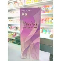 ราคา เบอริน่า A6 สีม่วง สีผม สีย้อมผม ครีมย้อมผม ครีมเปลี่ยนสีผม ยาย้อมผม Berina A6 Violet Hair Color Cream (1729597731005893416)