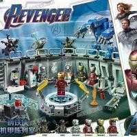 ราคา [พร้อมส่ง] ตัวต่อ Ironman Avengers ห้องเก็บชุดของฮีโร่ ครบชุด ตัวละคร 7 พร้อมเครื่องควบคุม ใส่โมเดลจิ๋วไปในหุ่นยนต์ได้ มีดาวเทียม และอุปกรณ์ครบชุด ตัว ต่อ น่ารัก (1730571478111259407)