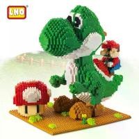 ราคา [พร้อมส่งในไทย] ตัวต่อ โยชิ Yoshi แบรนด์ LNO ตัวต่อ น่ารัก ราคาถูก ตัวต่อ มาริโอ้ Mario นาโนบล็อค super mario bros ของขวัญ (1730095364670196495)