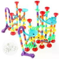 ราคา (ของเล่นเด็ก) ตัวต่อรางลูกแก้ว รางลูกแก้ว ลูกแก้ว Marble Run ตัวต่อ105 ชิ้น ตัวต่อ ตัวต่อรางท่อแสนสนุก (1730703566020905284)