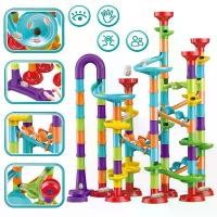 ราคา ตัวต่อรางลูกแก้ว รางลูกแก้ว ลูกแก้ว Marble Run ตัวต่อ105 ชิ้น ตัวต่อ ตัวต่อรางท่อแสนสนุก (1729978759499582034)
