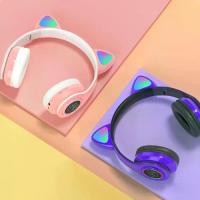 ราคา [COD] รูปแบบใหม่หูฟัง หูฟังบลูทูธ หูฟังแมว หูฟังครอบหู หูฟังเกมมิ่ง รองรับการ์ด TF และไมโครโฟนในตัวแบบมีสายหูฟังไร้สายหูแมว Meng (1731905549242107202)