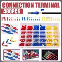 ราคา ขั้วต่อหางปลาสายไฟ หางปลากลม แบบหุ้ม Cold-pressed terminal 480ชิ้น (1730313197879461905)