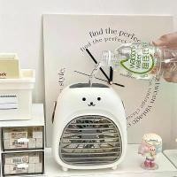 ราคา Spray Cold Fan พัดลมไอน้ําพัดลมไอเย็น มินิพัดลมตั้งโต๊ะ พัดลมแอร์เย็น มินิพัดลมไอเย็นพกพา (1730238432570543028)