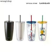 ราคา LocknLock แก้วพลาสติก 2 ชั้นพร้อมหลอด Double Wall Cold Cup รุ่น HAP507 (1731647534681654818)