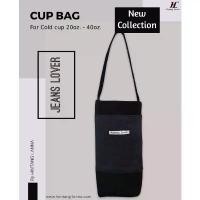 ราคา กระเป๋าใส่แก้วเก็บความเย็น (Jeans Cold cup bags) จากผ้ายีนส์มี 2 ขนาด 20-22 ออนซ์ และ 30-40 ออนซ์ หรือเทียบไซส์ (1731493574632114013)